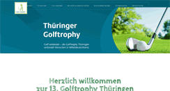 Desktop Screenshot of golftrophy-thueringen.de
